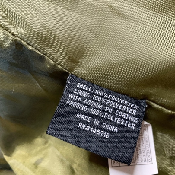 Marqt ZIP up Hooded Sweater Quilted Jacket Lined Women Medium Heathered Olive - Picture 9 of 9